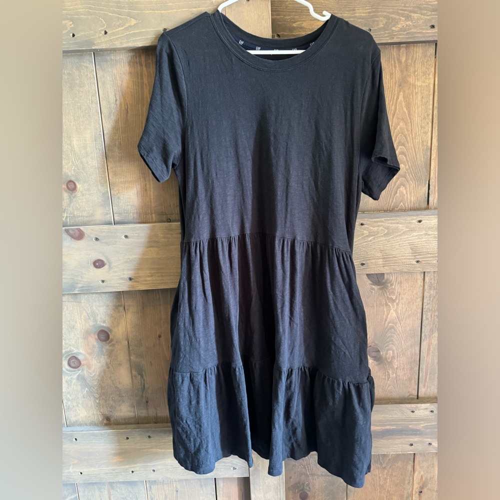 GAP Tiered Cotton Midi Dress